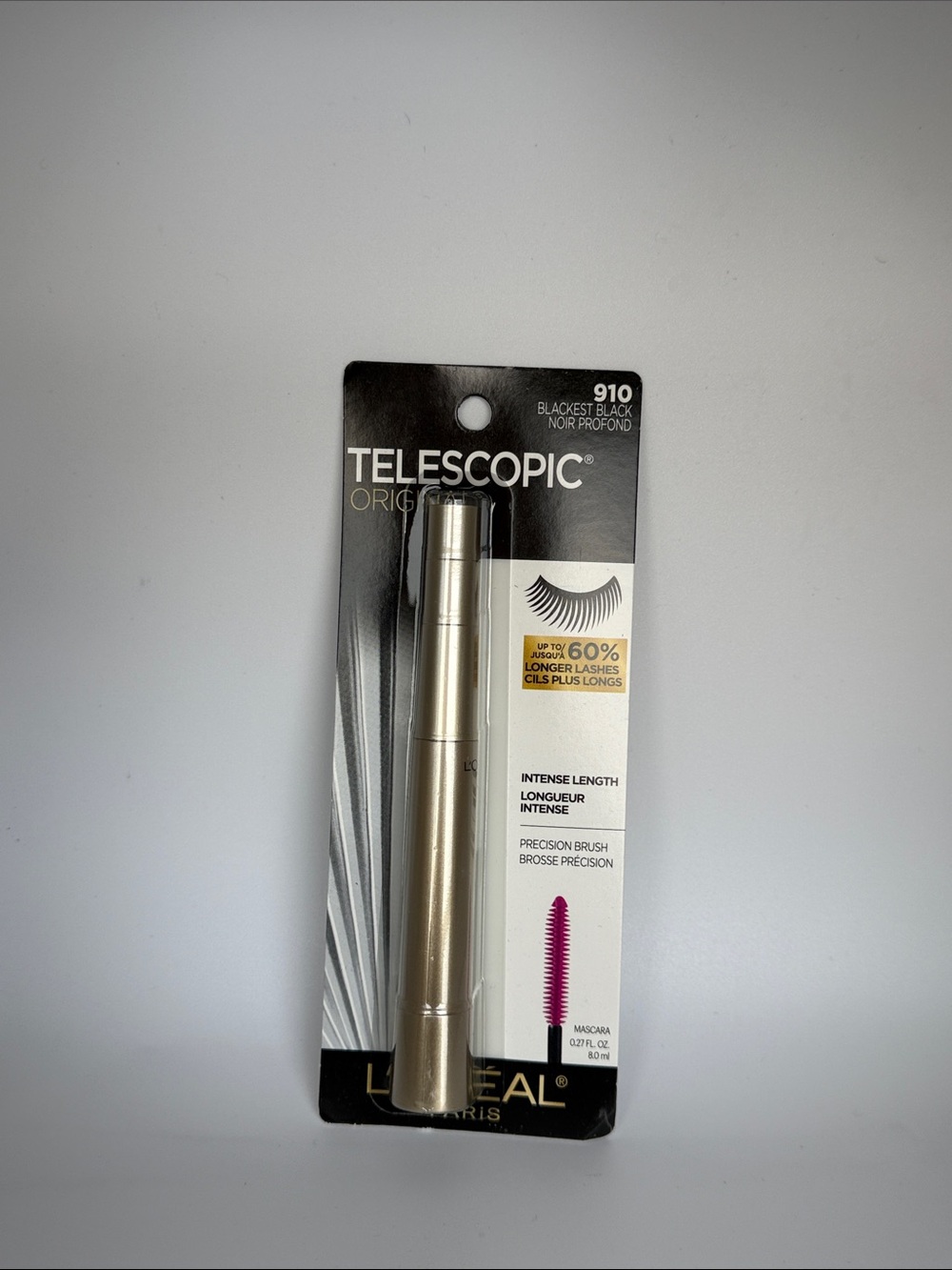 L'Oréal Telescopic Original Mascara 910 Blackest Black BNIB